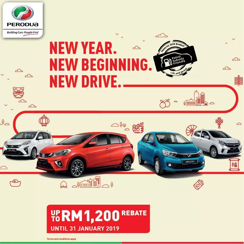 Promosi Perodua Terkini  Rebete & Free Gift  Myvi Alza 