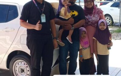 Selesai deliver axia E harini untuk Cikgu Kamariah