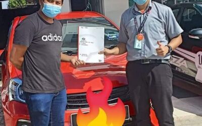 Done deliver Myvi H pada cik haris