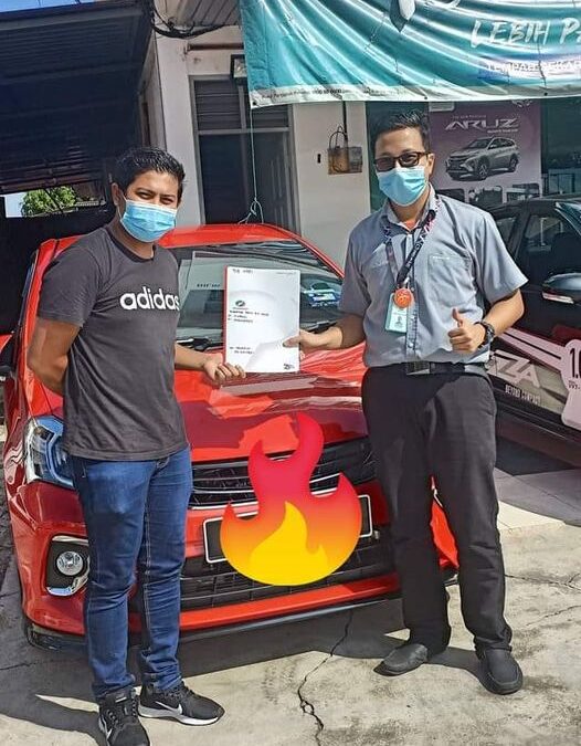 done deliver Myvi H pada cik haris