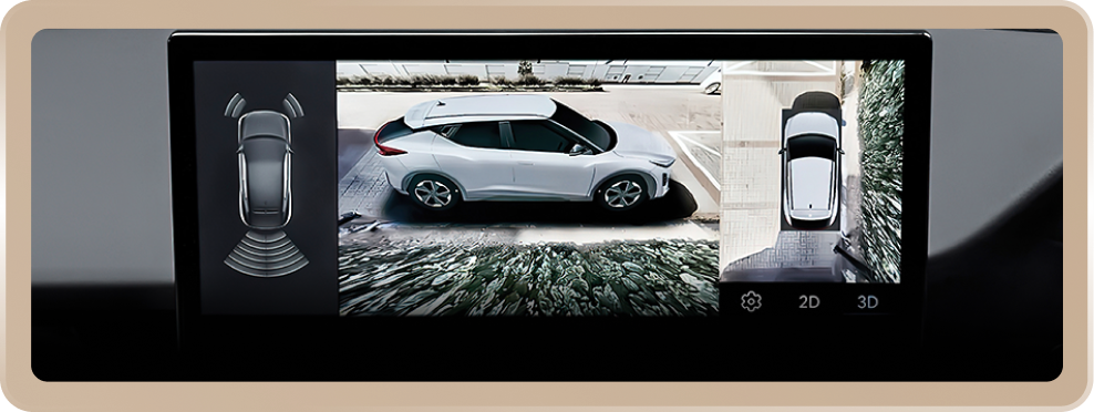QV-E 360 Auto Surround View Monitor